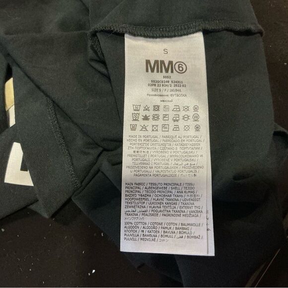 Maison Margiela MM6 Alphanumeric Printed T-Shirt - Picture 6 of 7